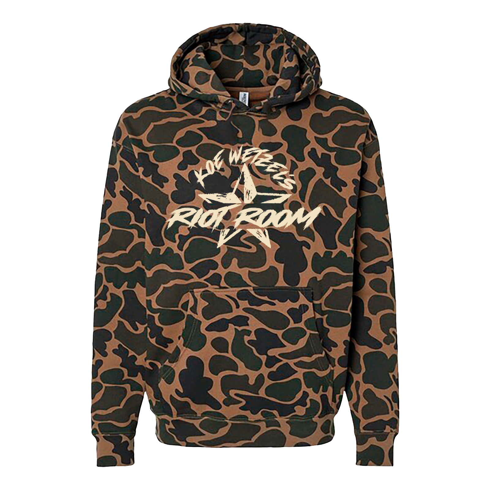 Riot Room Camo Hoodie (Pre-Order)
